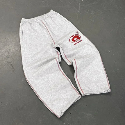 Y2K Retro Stripe Baggy Jogging Pants – Unisex Harajuku Streetwear