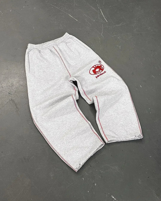 Y2K Retro Stripe Baggy Jogging Pants – Unisex Harajuku Streetwear