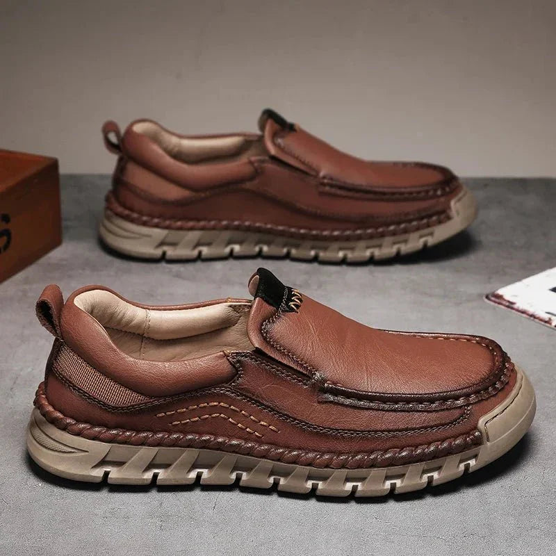 Men's Jetta Leather Loafers – Orthopedic Cushioned Shoes