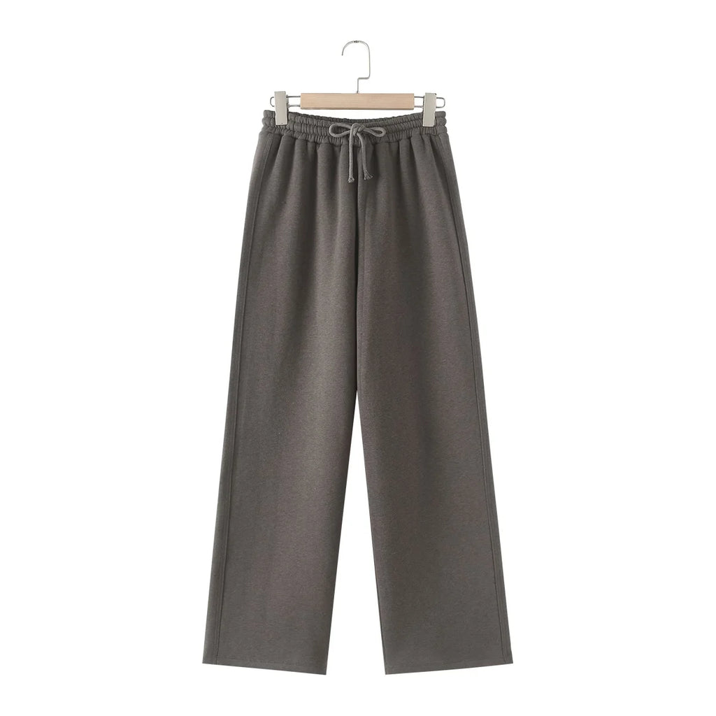 Women’s Casual Hooded Pullover & Straight Pants Set — Cozy, Chic & Versatile