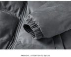 Deerskin Velvet Parka – Thick Fleece-Lined Men’s Winter Jacket-HighTouch