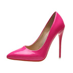 Women's 12 cm Patent Stiletto High Heels-HighTouch