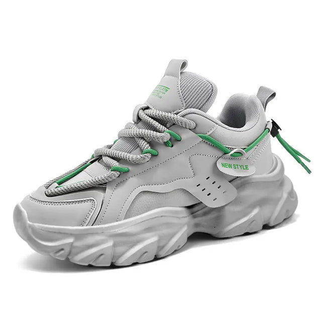 Men’s Breathable Thick-Soled Casual Sneakers