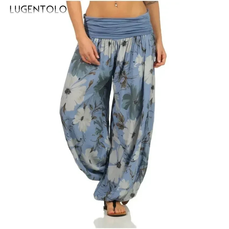 Plus-Size Harajuku Harlan Wide-Leg Pants-HighTouch