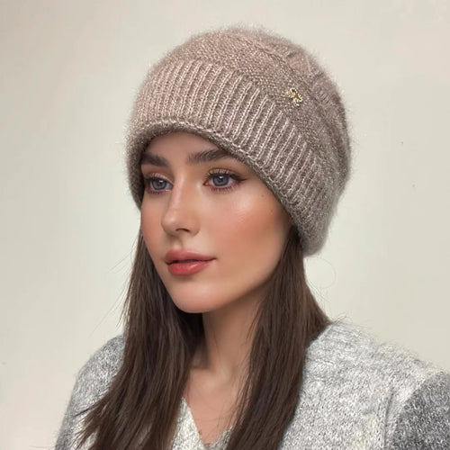 Double‑Layer Knitted Winter Hat