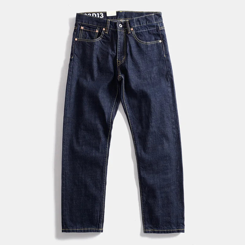 Heavy-weight Original Colour “Red Ear” Straight-Leg Jeans