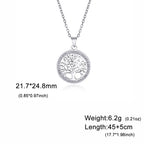 Skyrim Tree of Life Zircon Pendant Necklace-HighTouch