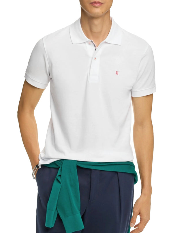 CHCH | Solid-Color Short Sleeve Polo Shirt