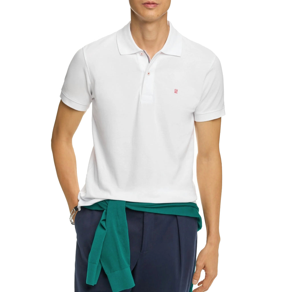 CHCH | Solid-Color Short Sleeve Polo Shirt