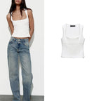 Women’s Square-Neck Strap Vest Top-HighTouch