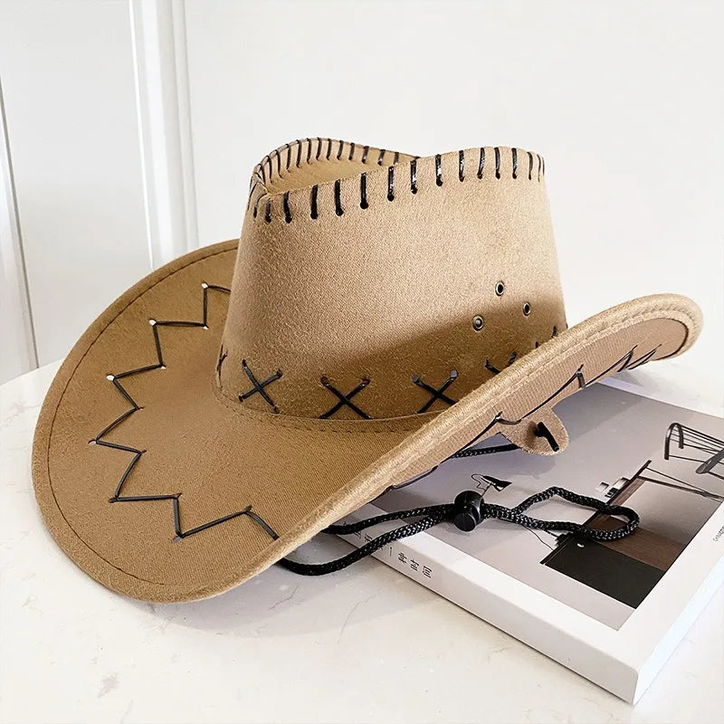 Bride Embellished Cowgirl Hat – Wide-Brim Bridal Fedora