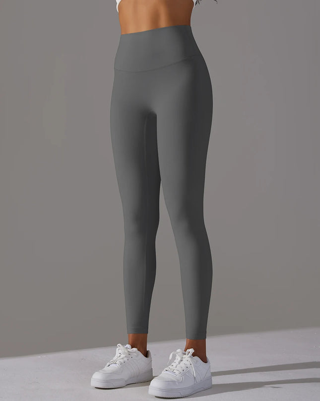 High-Wais Leggings – Buttery-Soft, Sweat-Wicking, with Hidden Pocket