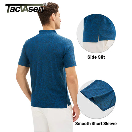 TACVASEN | Men’s Summer Casual Polo Shirt
