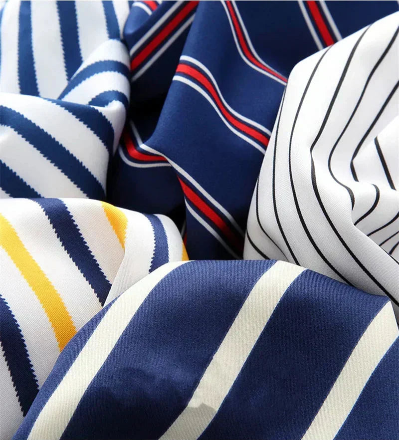 Hightouch | Relaxed Striped Cotton Shirt