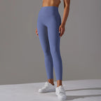 High-Wais Leggings – Buttery-Soft, Sweat-Wicking, with Hidden Pocket-HighTouch