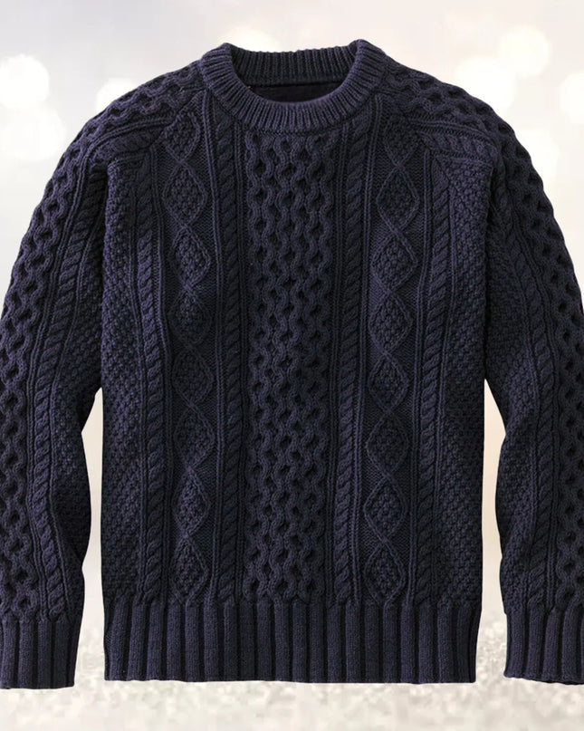 Men's Thick Woolen Knit Sweater