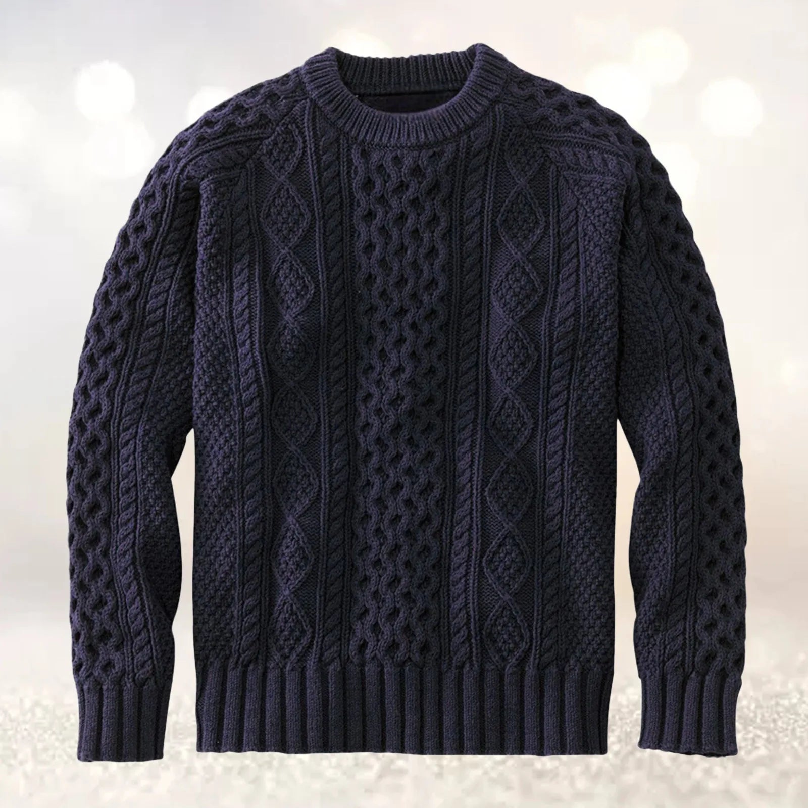 Men's Thick Woolen Knit Sweater