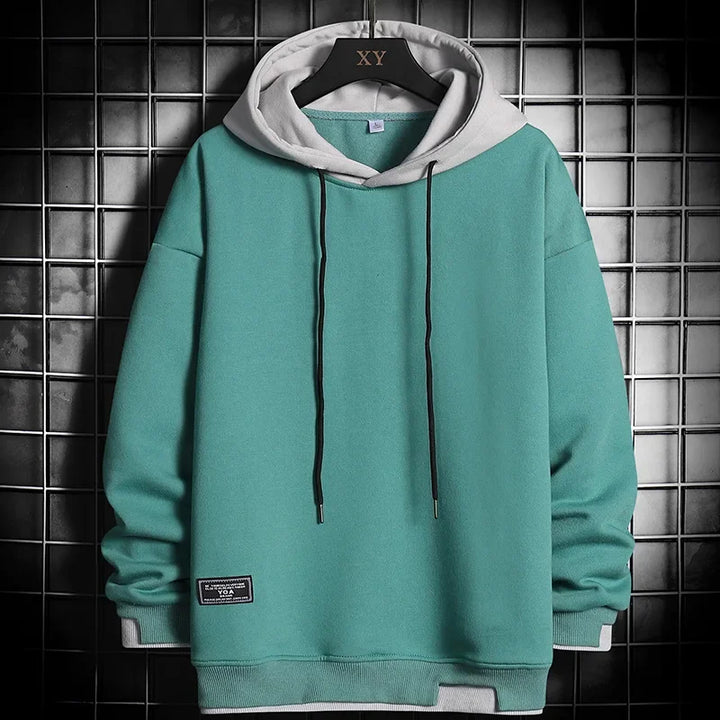 Men’s Harajuku-Style Oversized Hoodie – Bold Streetwear Pullover-HighTouch