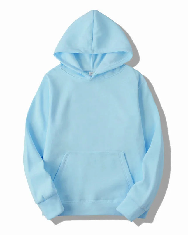 Unisex Solid-Colour Hoodie