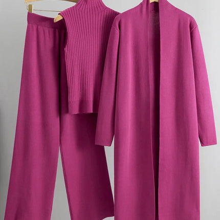 Completo lavorato a maglia in 3 pezzi