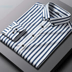 Hightouch | Relaxed Striped Cotton Shirt