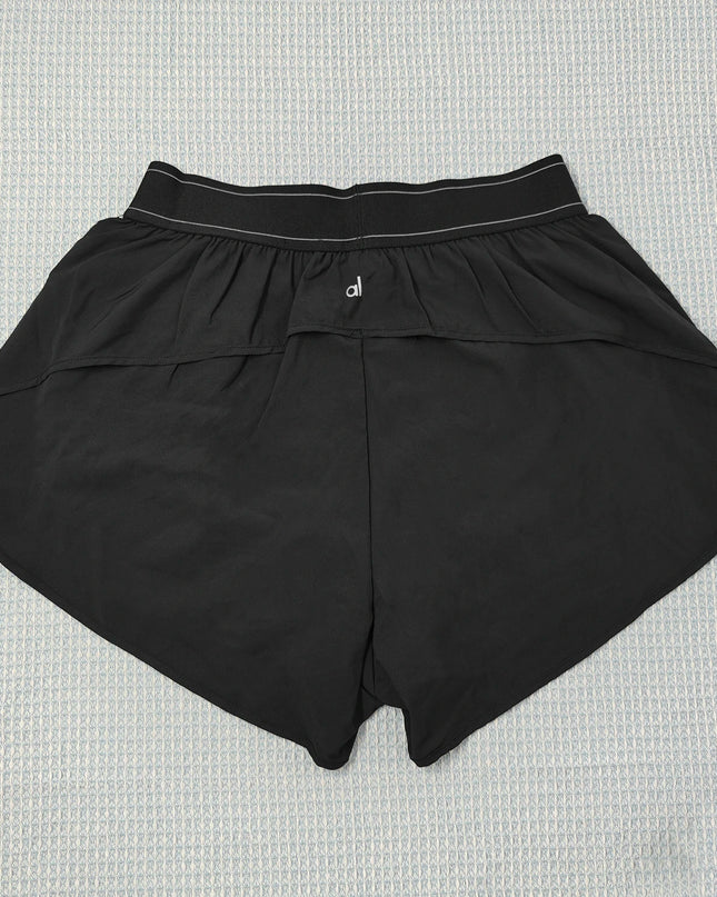 Summer Women's Thin Fast Drying Sports Shorts Elastic High Waist Loose Yoga Shorts Comfortable Yoga Running Gym Shorts