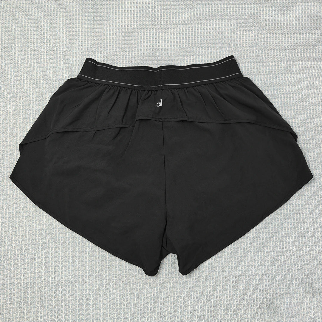 Summer Women's Thin Fast Drying Sports Shorts Elastic High Waist Loose Yoga Shorts Comfortable Yoga Running Gym Shorts-HighTouch