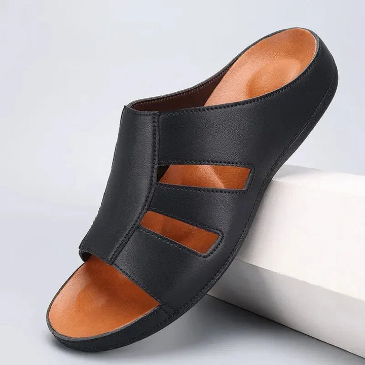 Men’s Gladiator Strap Slides with Cushioned Footbed