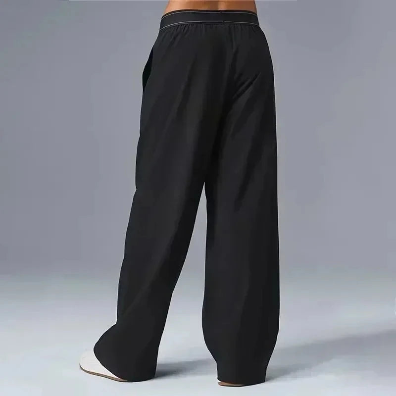 Premium Straight-Leg Quick-Dry Yoga & Sports Pants for Women-HighTouch