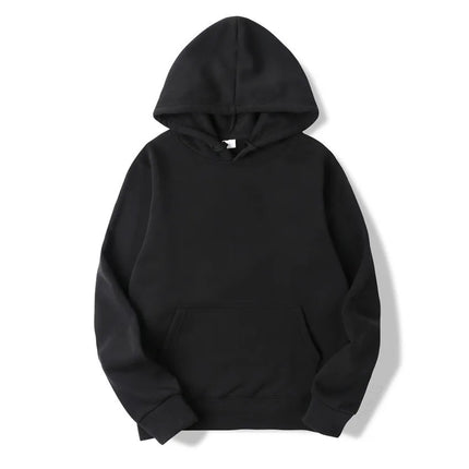 Unisex Solid-Colour Hoodie