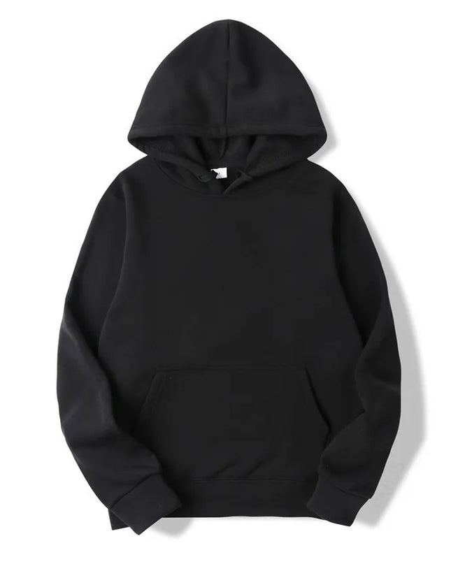 Unisex Solid-Colour Hoodie