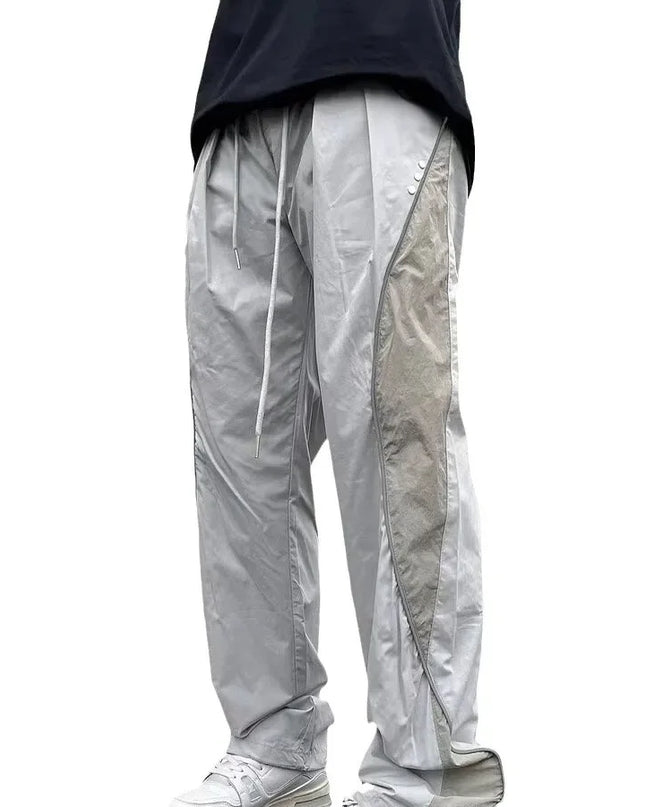 American-Style Loose-Fit Straight-Leg Pants – Summer Lightweight Casual Trousers