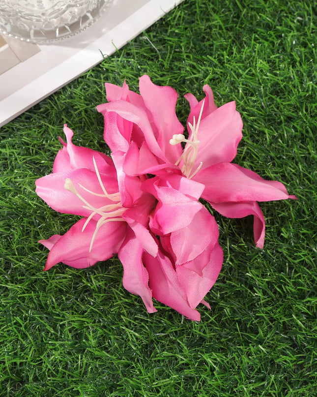 AWAYTR Bohemian Hawaiian Flower Hair Clip – Romantic Side Bash Clip for Women & Girls