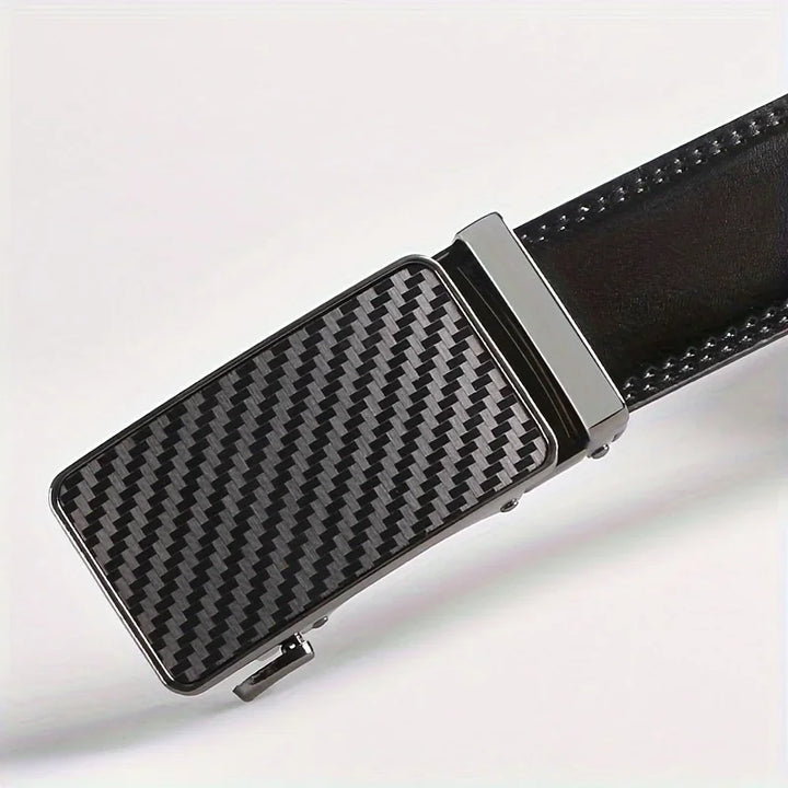 Men's 100% Cowhide Leather Belt | Automatic Buckle