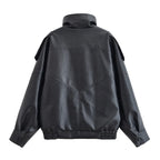 Women’s Faux Leather Motorcycle Jacket – Fall 2025 Fashio-HighTouch