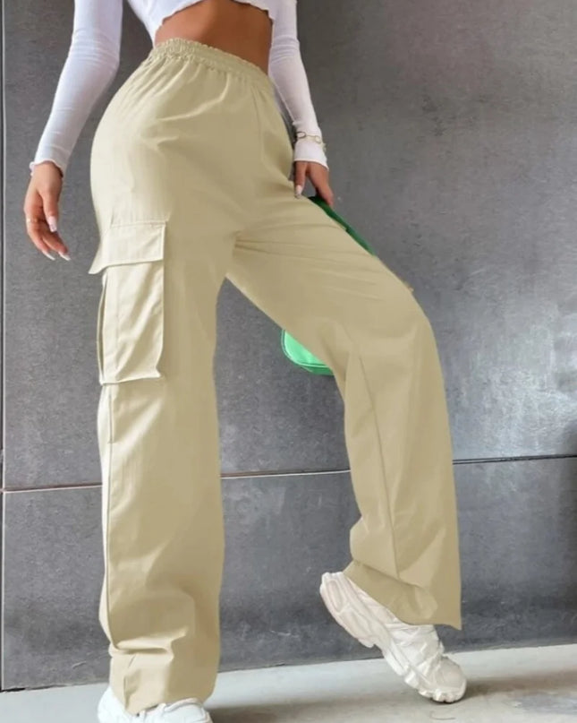 Women’s High-Waisted Baggy Cargo Joggers