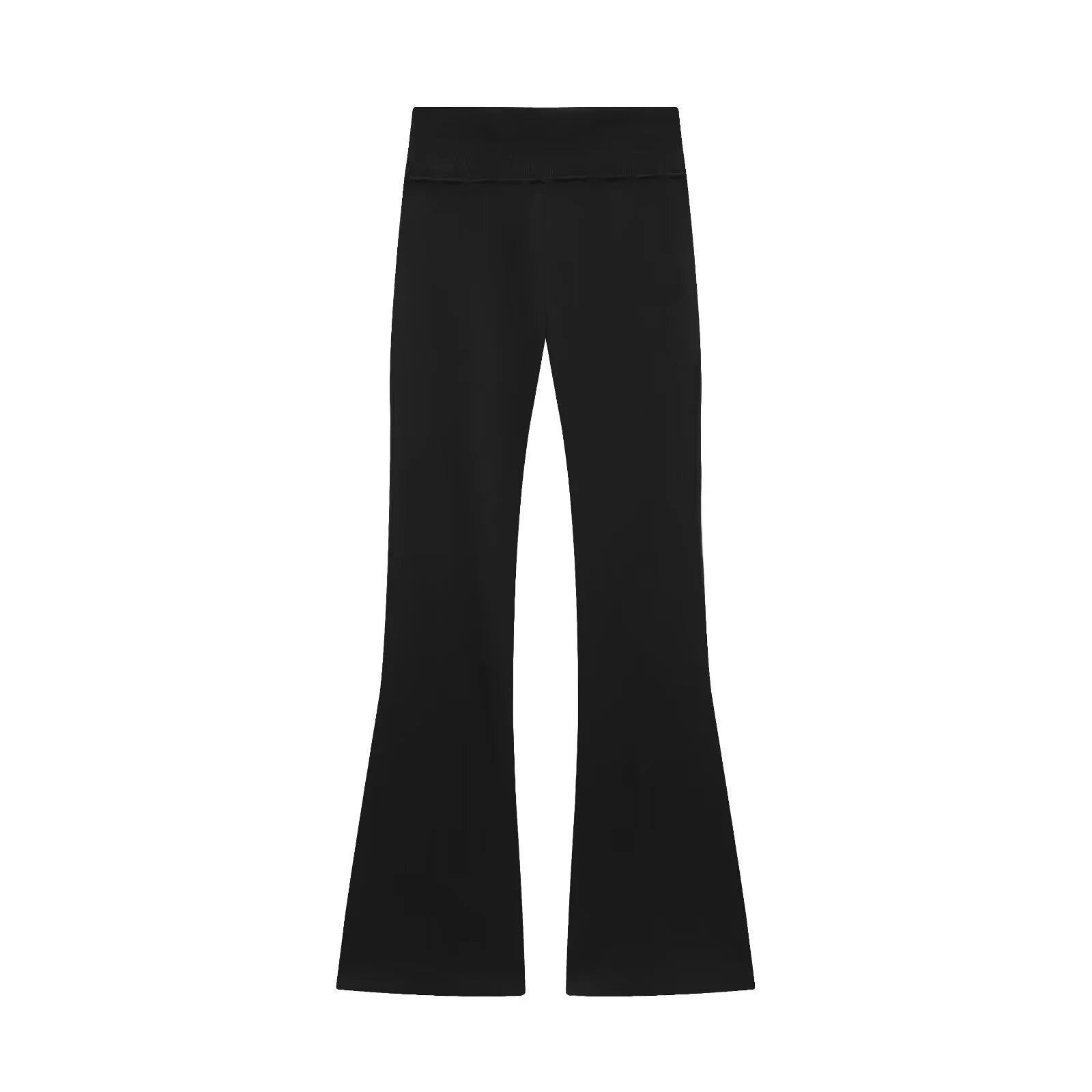 2025 Herfst Nieuwe Dames Informele Revers Lange Mouwen Rits Fleece Jas + Hoge Taille Badstof Uitlopende Broek