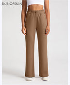 Women High Waist Wide Leg Sweatpants Casual Loose Fit