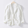 Men’s Cotton‑Linen Travel Shirt
