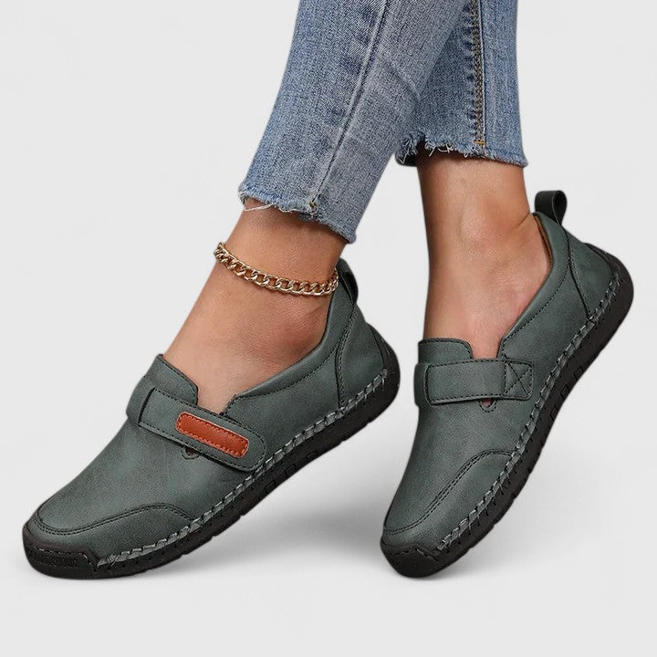 Women's Wide Fit Orthopedic Shoes - Arch Support Walking Loafers