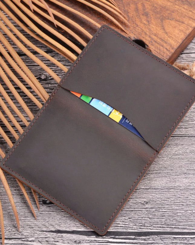 Slim Leather Bifold Wallet