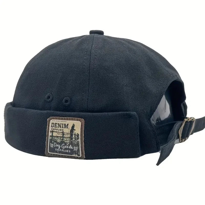 Vintage Washed Cotton Dome / Melon Brimless Cap – Unisex Adjustable-HighTouch