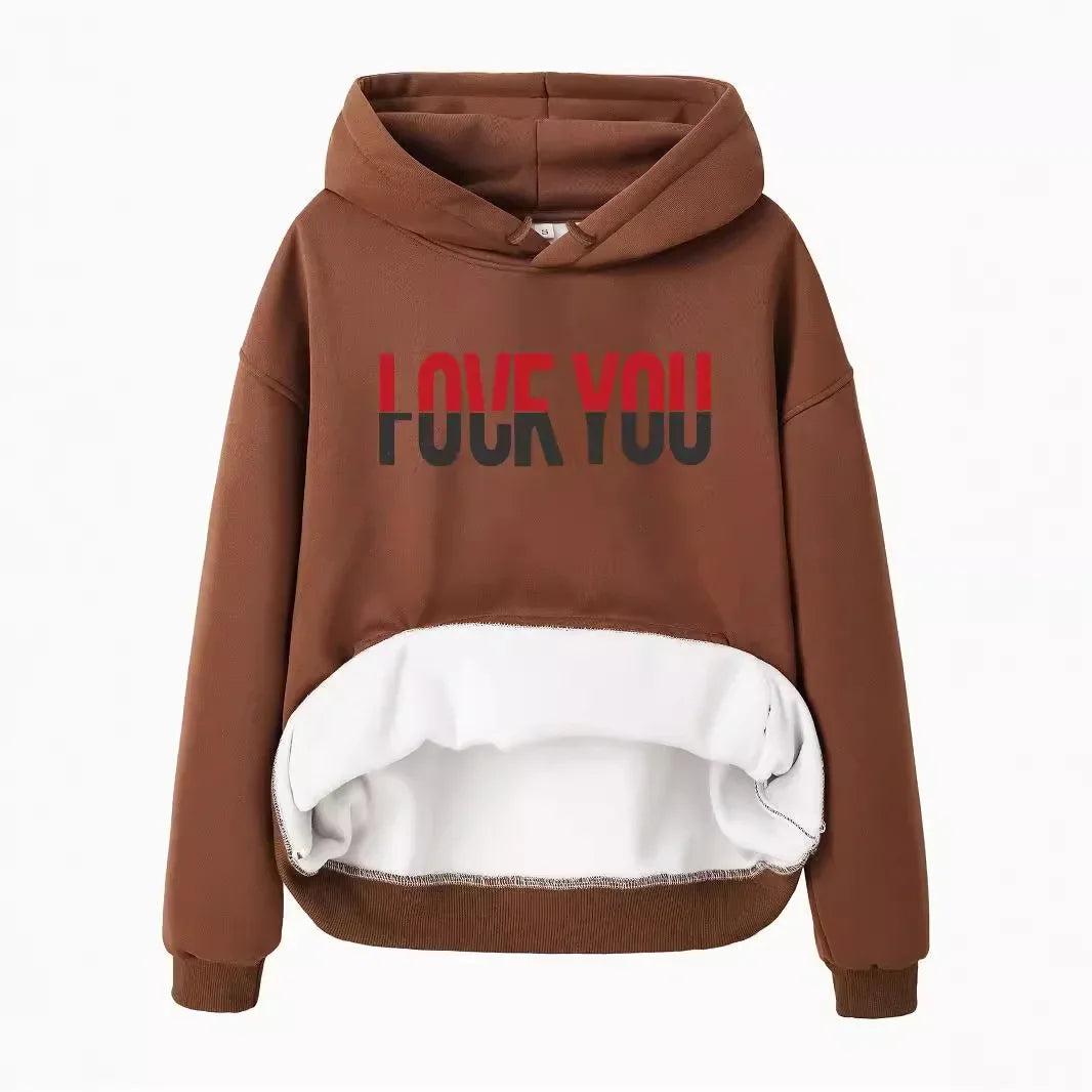Oversize 3D Sound-Detail Hoodie – Retro Lazy-Style Streetwear for Fall/Winter