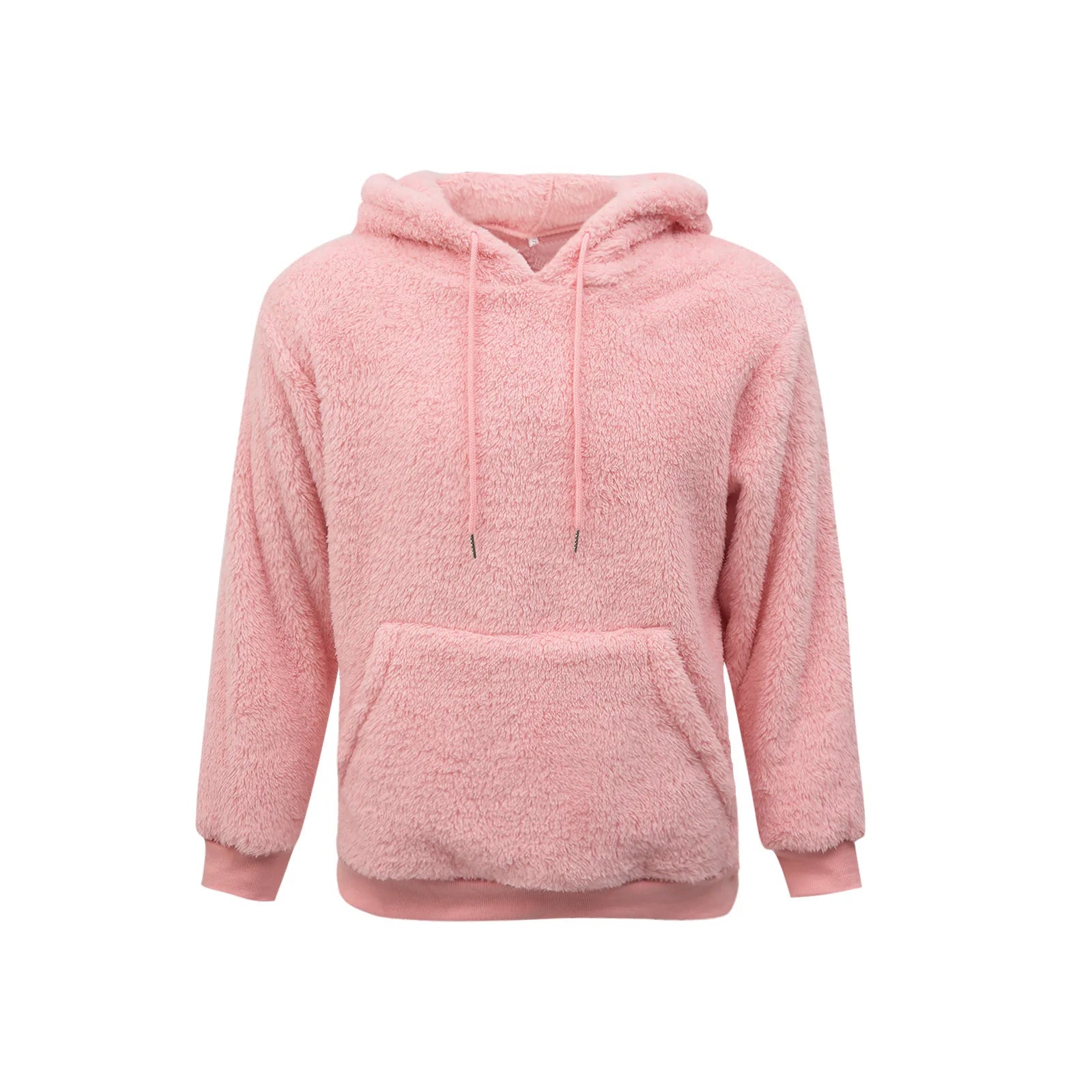 Men's Sherpa Fuzzy Pullover Hoodie