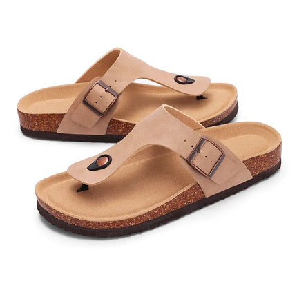 Crestar Cork Suede Mules – Elegant Arch Support & All-Day Comfort