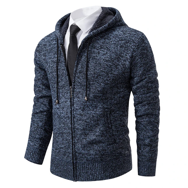 Men’s Fleece-Lined Zip Cardigan
