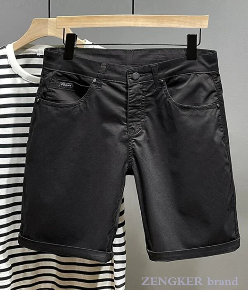 Men's Plus Size Summer Cotton Shorts – Loose Oversized Breeches-HighTouch