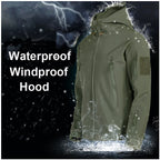 Waterproof Softshell Fleece Jacket Men-HighTouch