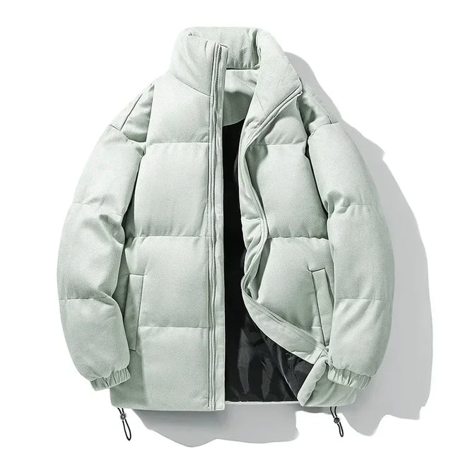 Deerskin Velvet Parka – Thick Fleece-Lined Men’s Winter Jacket