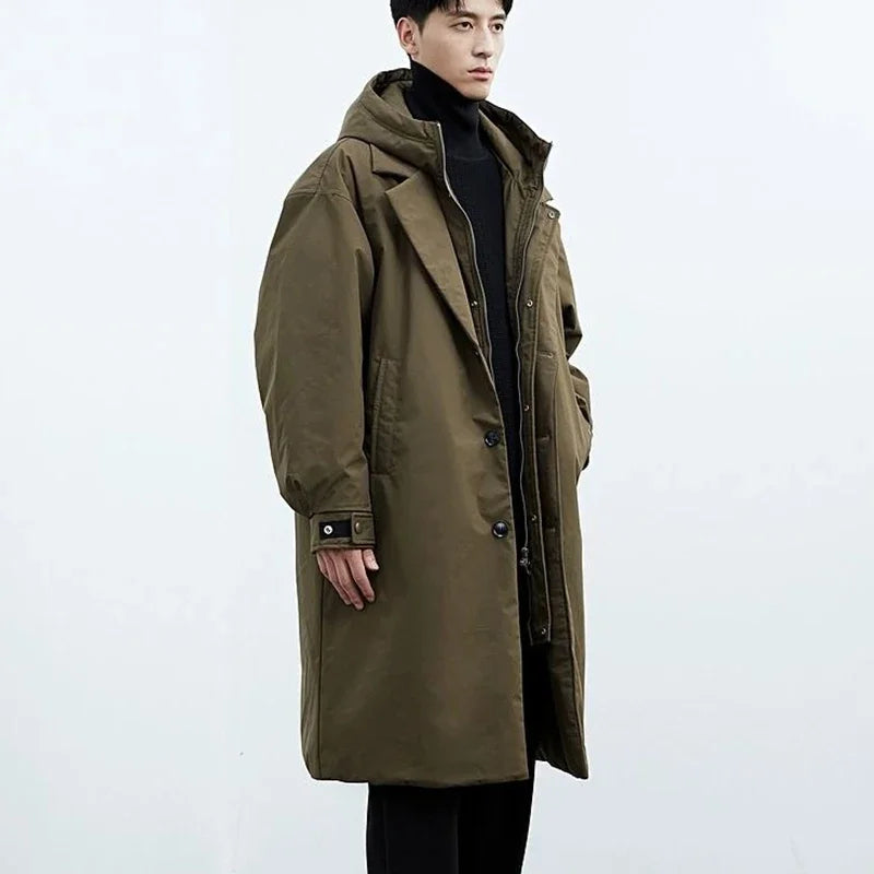 Korean Cargo Padded Jacket Men